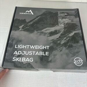WEIERIA -Lightweight Adjustable SkI Bag-NEW in box